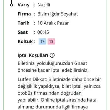 Bizim Iğdır Turizm Otobüs Almadan Gitti