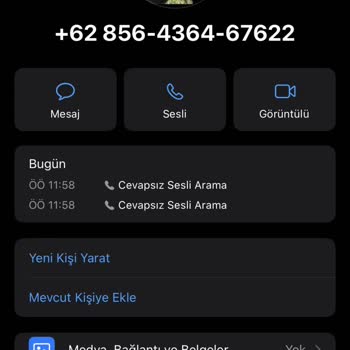 WhatsApp Üzerinden Yabancı Numara İle Yapılan Aramalar