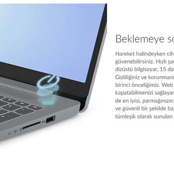 Lenovo Bilgisayar Ideapad 3 Parmak İzi Okuyucu Sorunu