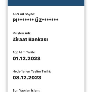 AGT Kurye Kart Teslimatı Gecikmesi!