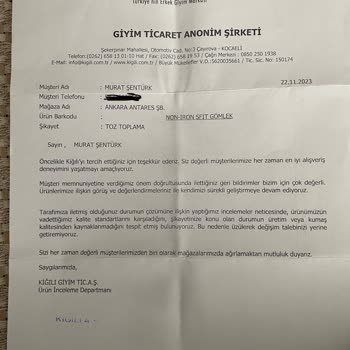 Kığılı Mı Malının Arkasında Durmayan Bir Firma Bir Daha Mı Tövbe