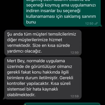 EasyCep Uygulamasındaki Hata Yüzünden Mağduriyetim