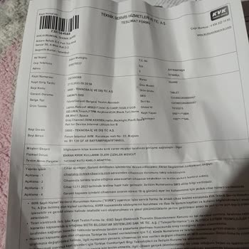 Huawei Servis Sorunu Halen Dönüş Almadım