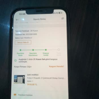 İpek Mobilya Bir Aydır Teslim Edilemeyen Ürünler