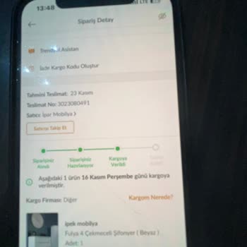 İpek Mobilya Bir Aydır Teslim Edilemeyen Ürünler
