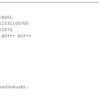 Türk Telekom Ev İnterneti Arızası