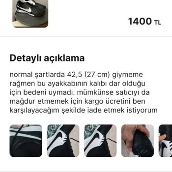 Gardrops Uygulamalarından Ayakkabı Sattım Ürünün Bütün Özellikleri Ve