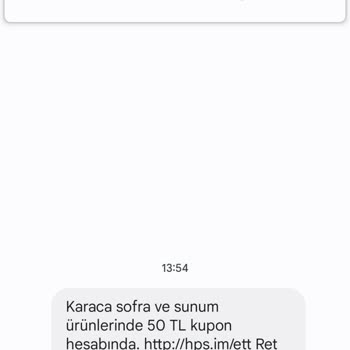 Hepsiburada Reklam SMS'leri Engellemek