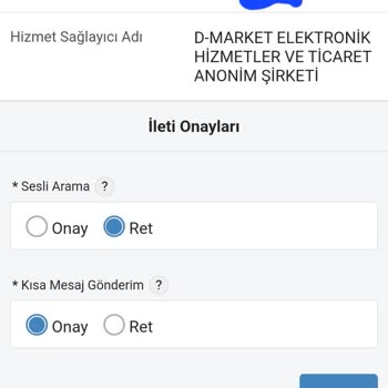 Hepsiburada Reklam SMS'leri Engellemek