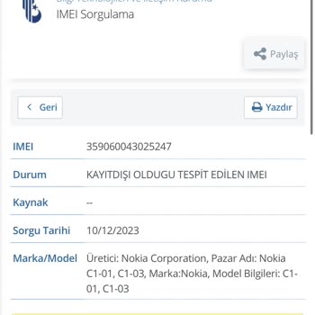 Tusluceptelefonu.com.tr IMEI No Kayıt Dışı Telefon Sattılar!
