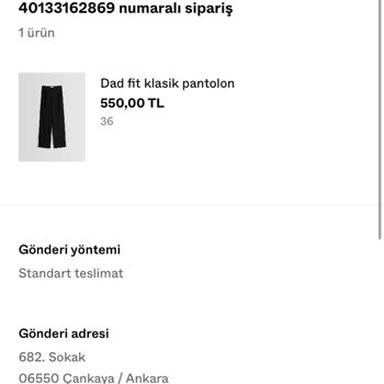 Bershka Ürün Teslim Edildi Gözüküyor Ama Teslim Edilmedi