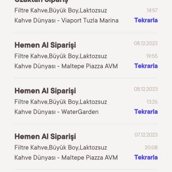 Viaport Marina Kahve Dünyası'nda Hizmet Aksaklığı