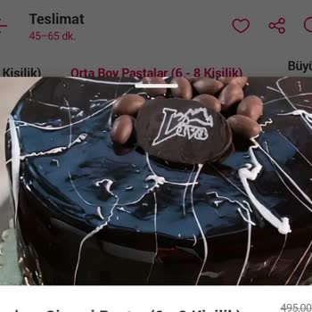 Liva Pastanesi (livashop.com) Liva Ankara Yemek Sepeti Görselindeki Draje Gelen Üründe Yoktu