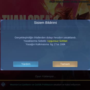 Mobile Legends Uygunsuz Sohbet Banı