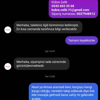 Penti Ürünlerim Elime Ulaşmadı, Param İade Olmadı.