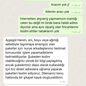 Kütahya Porselen Sitesinde Bilgi Eksikliği, Ürünü Teslim Etmemesi