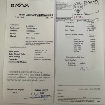 Avva Westpark Oyalama Taktiği İle İade Almamak İstedi