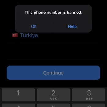 Telegram'dan Sebepsiz Yere Ban Yedim