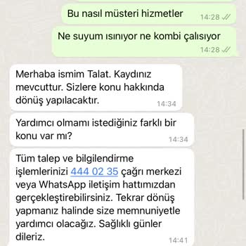 Baymak Çözülmeyen Kombi Arızası