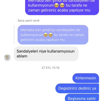 Çağrı Masa Sandalye (Instagram) Renk Ve Hatalı Ürün Mağduriyeti