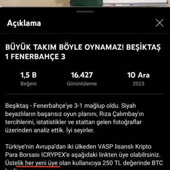 Icrypex İcrypex Sahte Sponsorluk Ve Reklam Üretiyor