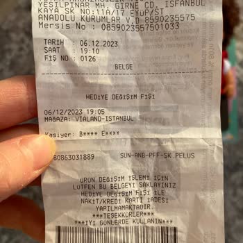 Toyzz Shop Hediye Değişim Fişini Yanlış Koymaları