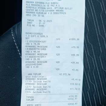 FLO Ayakkabı Vurma Şikayeti Ve Değişim Yapmaması