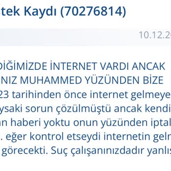 TurkNet Bağlantı Ve İptal Süreci Karmaşası