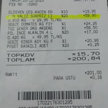 Hakmar Gıda Raf Fiyatı Kasa Fiyat Farkı