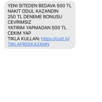 Vodafone +49 Yasadışı Bahis Mesajları