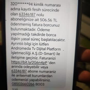 D-Smart Fatura İtiraz Edilmeli