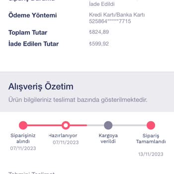 Penti İade Ödemesi Yapılmıyor