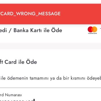 Totem Kart İle Boyner'den Sipariş Sorunu