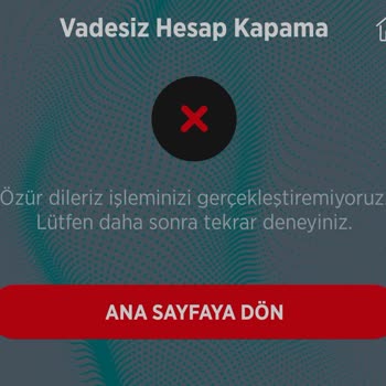 Ziraat Mobil Üzerinden Hesap Kapatılmıyor
