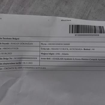 Puma 3 Aylık Ayakkabımın Garanti Kapsamı Yok