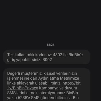 BinBin Gizli Hesap Açma