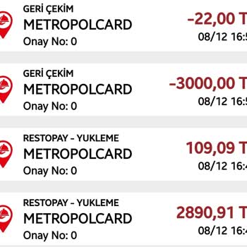 Metropolcard Bakiye Geri Çekimi Hakkında