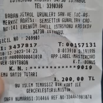 Shell Pratik Kart Yakıt Alımı Sorunu
