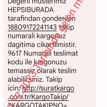 Sürat Kargo Evde Bulamadık Yalanı