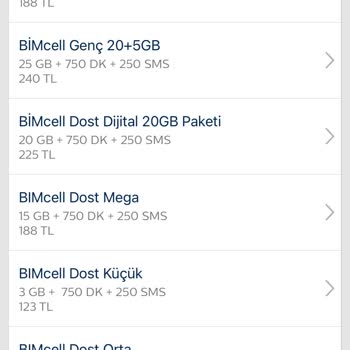 Bimcell Genç Tarife Paketi