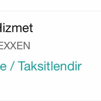 Exxen Üyelik Ücretinin İade Edilmesini İstiyorum