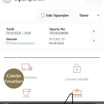 Bernardo 8 Gündür Hazırlanan Sipariş