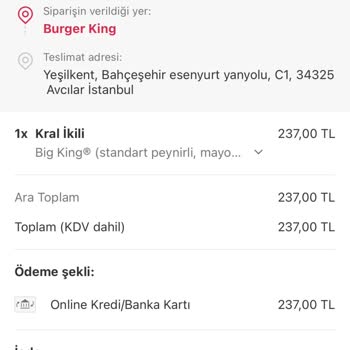 Yemeksepeti 2 Saatte Gelemeyen Sipariş Hayal Kırıklığı