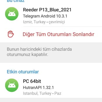 Telegram Uygulamasına Numaram Üzerinden Kaçak Giriş Yapılması