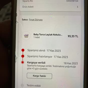 Vodafone Her Şey Yanımda Siparişim 1 Aydır Yok