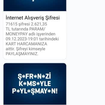 MoneyPay Kartımdan Habersiz Çekilen Para