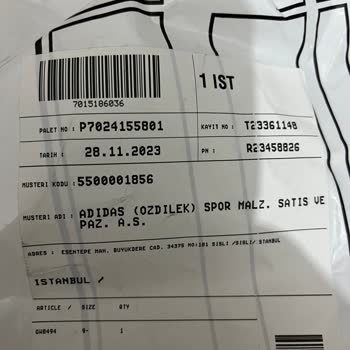 Adidas Özdilek Spor Malzemeleri 2 Aylık Krampona Kullanıcı Hatası Dedi
