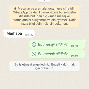 WhatsApp Bilinmeyen Numara Bana Mesaj Attı