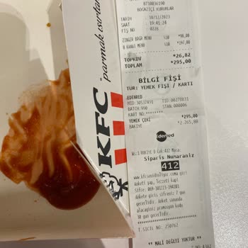 KFC Eksik Ürünler Zinciri