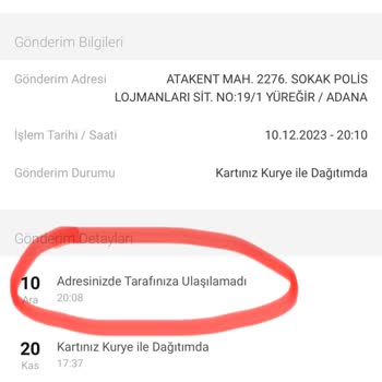 Kuryenet Denen İsmi Lazım Değil Firma Hakkında Şikayet